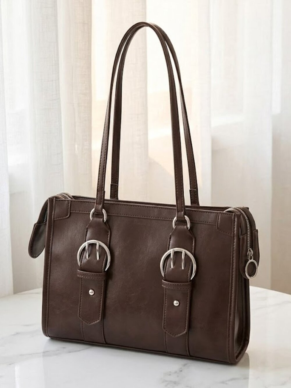 Ladies Elegant Ladies Dark Brown Purse